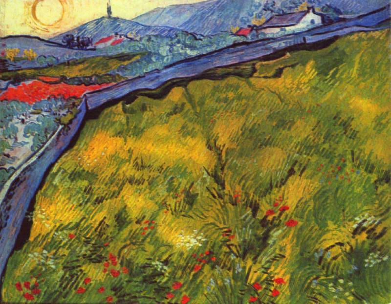 Vincent Van Gogh The Wheat Field France oil painting art